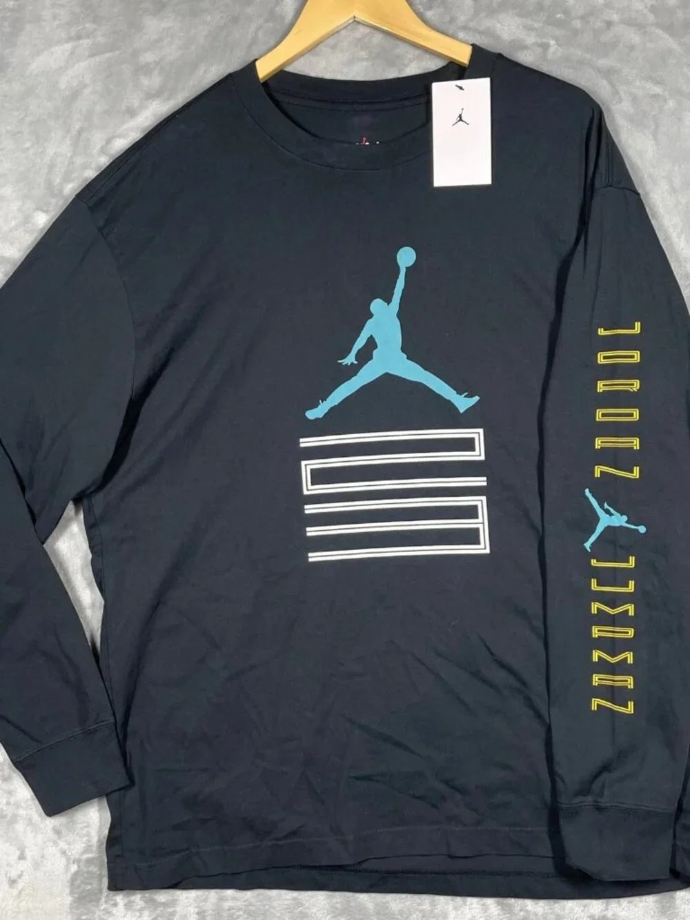 Men's Jordan Brooklyn AJ11 Jumpman Long-Sleeve T-Shirt Tee - Black IM6507-010